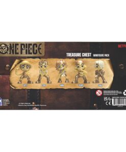 Figura One Piece set minifiguras cofre decorativo anime