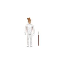 Figura Willy Wonka ReAction Super7 traje blanco cine clásico