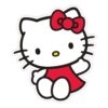 Almohada Hello Kitty Sanrio Red Dress 36 cm artículo para el hogar