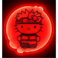 Lámpara Hello Kitty Naruto iluminación decorativa anime