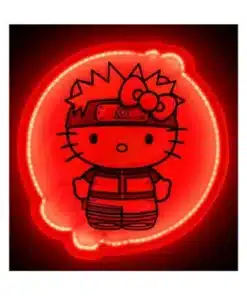 Lámpara Hello Kitty Naruto iluminación decorativa anime