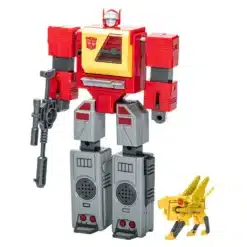 Figura Autobot Blaster con Steeljaw Transformers retro