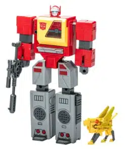 Figura Autobot Blaster con Steeljaw Transformers retro