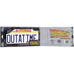 Matrícula OUTATIME DeLorean artículo coleccionable