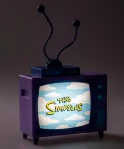 Lámpara Televisor Los Simpson decoración friki