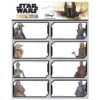 Etiquetas adhesivas Star Wars The Mandalorian pack 16