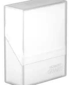 Ultimate Guard Boulder Deck Case 40+ Frosted caja rígida para cartas estándar ideal para juegos de mesa y coleccionistas TCG.