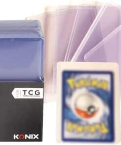 25 Fundas TCG Toploader protectores rígidos para cartas estándar ideales para juegos de mesa y coleccionistas.