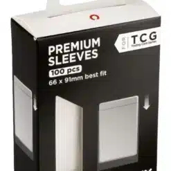 Konix Fundas Premium Sleeves 66 x 91 mm pack de 100 fundas para cartas ideales para juegos de mesa y coleccionistas TCG.