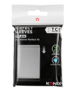 Konix Perfect Sleeves Inner Sleeves Perfect Fit pack de 100 fundas interiores ideales para proteger cartas TCG y juegos de mesa.
