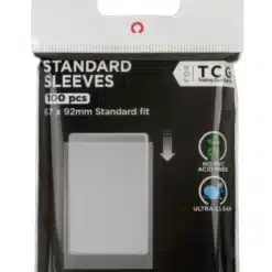 Fundas Estándar TCG 67 x 92 mm Konix pack de 100 protectores para juegos de mesa y cartas coleccionables.