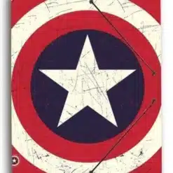Carpeta Capitán América Marvel Grupo Erik ideal para organizar documentos y decorar escritorios frikis.