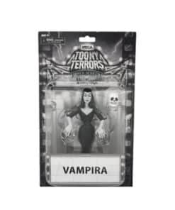 Figura Vampira NECA Toony Terrors Silver Screen de 15 cm ideal para coleccionistas de terror clásico.