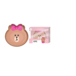 Bandeja Line Friends Choco decorativa para organizar abalorios y pequeños objetos con estilo kawaii.