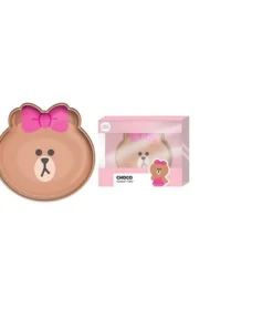 Bandeja Line Friends Choco decorativa para organizar abalorios y pequeños objetos con estilo kawaii.