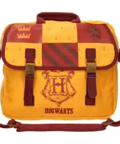 Bandolera Gryffindor Harry Potter tipo messenger de 35 x 30 cm ideal para estudio y uso diario con diseño mágico.