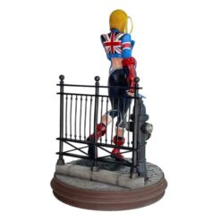 Figura Cammy Street Fighter 6 coleccionable con acabado en PVC para estanterías gamer.