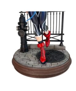 Figura Cammy Street Fighter 6 PVC con pose dinámica para vitrinas y escritorios frikis.