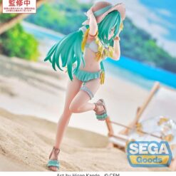 Figura Hatsune Miku statue con diseño artístico para vitrinas frikis y estanterías de cultura japonesa.