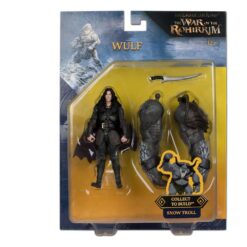 Figura Wulf Rohirrim de 10 cm para armar inspirada en la Guerra de los Rohirrim ideal para fans de fantasía épica.