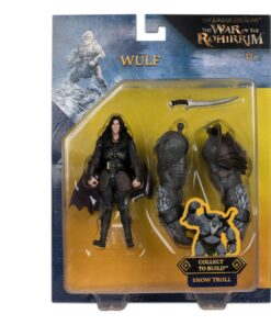 Figura Wulf Rohirrim de 10 cm para armar inspirada en la Guerra de los Rohirrim ideal para fans de fantasía épica.