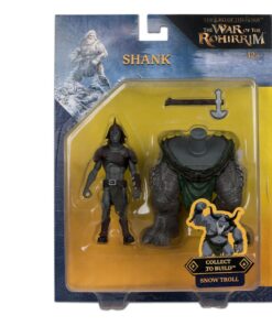 Figura Shank Rohirrim de 10 cm para armar inspirada en la Guerra de los Rohirrim ideal para fans de fantasía épica.