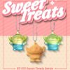 Pack Llaveros Pixar Sweet Treats de 4 cm ideal para mochilas y regalos frikis.
