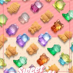 Llaveros Pixar Sweet Treats pack coleccionable para bolsos, llaves y accesorios frikis.