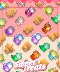 Llaveros Pixar Sweet Treats pack coleccionable para bolsos, llaves y accesorios frikis.