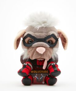 Peluche Dogpool Marvel Deadpool y Wolverine de 26 cm ideal para regalo friki.