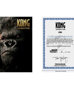 Figura King Kong McFarlane Toys con diseño cinematográfico para vitrinas frikis.