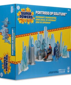 Escenario Fortress of Solitude inspirado en Superman 2025 para vitrinas frikis.