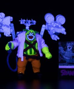 Figura Spawn Payaso Black Light Gold Label de 7 pulgadas ideal para coleccionistas.