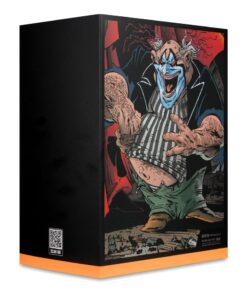 Figura Spawn el Payaso Black Light coleccionable de cómic oscuro.