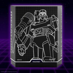 Figura Megatron G1 Cartoon Super7 para fans Decepticons.