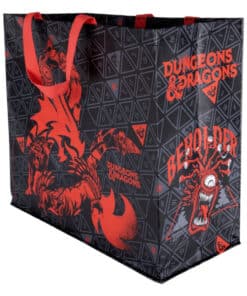 Bolsa Dungeons Dragons Monsters Konix reutilizable para fans del rol.