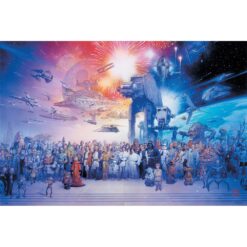 Poster Star Wars Legacy Characters 61 x 91,5 cm decoración galáctica.