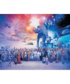 Poster Star Wars Legacy Characters 61 x 91,5 cm decoración galáctica.