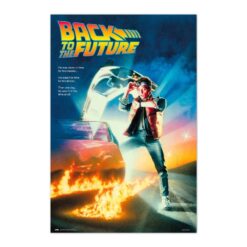 Poster Back to the Future 61 x 91,5 cm decoración cinematográfica.