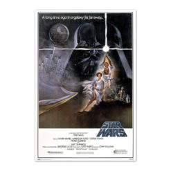 Poster Star Wars La Guerra de las Galaxias 61 x 91 cm cartel clásico.