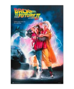 Poster Regreso Futuro II 61 x 91,5 cm decoración cinematográfica.