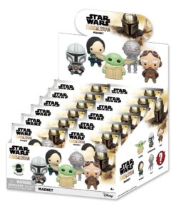 Imanes The Mandalorian 3D Serie 1 decorativos para superficies metálicas.