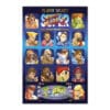 Poster Street Fighter Player Select 61 x 91,5 cm decoración gaming retro.