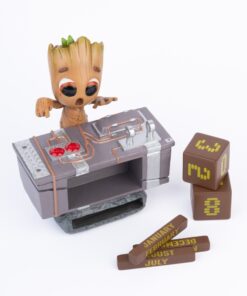 Calendario Perpetuo 3D Mini Groot Los Guardianes de la Galaxia accesorio escritorio Marvel.