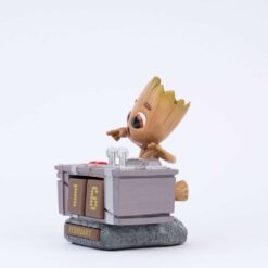 Calendario Perpetuo 3D Mini Groot Los Guardianes de la Galaxia figura decorativa funcional.