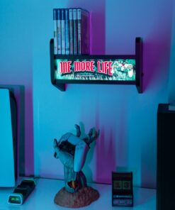 Lámpara Arcade One More Life luz decorativa inspirada en recreativas clásicas.