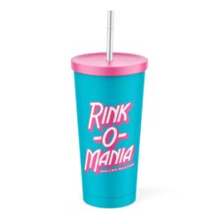 Vaso con Pajita Stranger Things Rink O Mania 3D 430ml oficial.