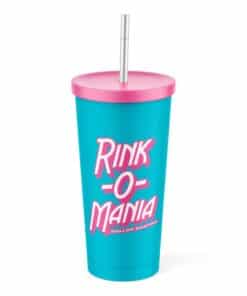 Vaso con Pajita Stranger Things Rink O Mania 3D 430ml oficial.
