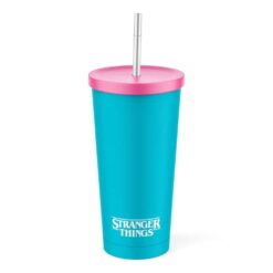 Vaso con Pajita Stranger Things Rink O Mania merchandising Netflix.