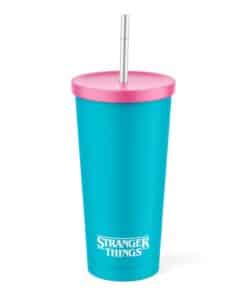 Vaso con Pajita Stranger Things Rink O Mania merchandising Netflix.
